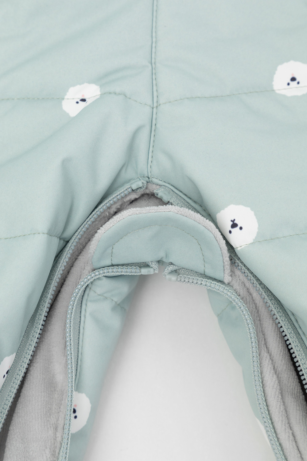 Комбинезоны утепленные для девочки, артикул: ВК 60094/н/1 УЗГ, цвет: голубой, фото 9