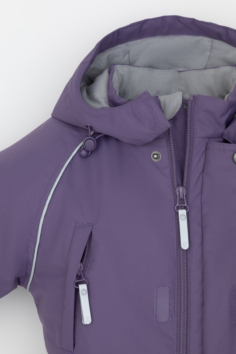 Комбинезоны утепленные для девочки, артикул: ВК 60118/2 ГР, цвет: фиолетовый, фото 9