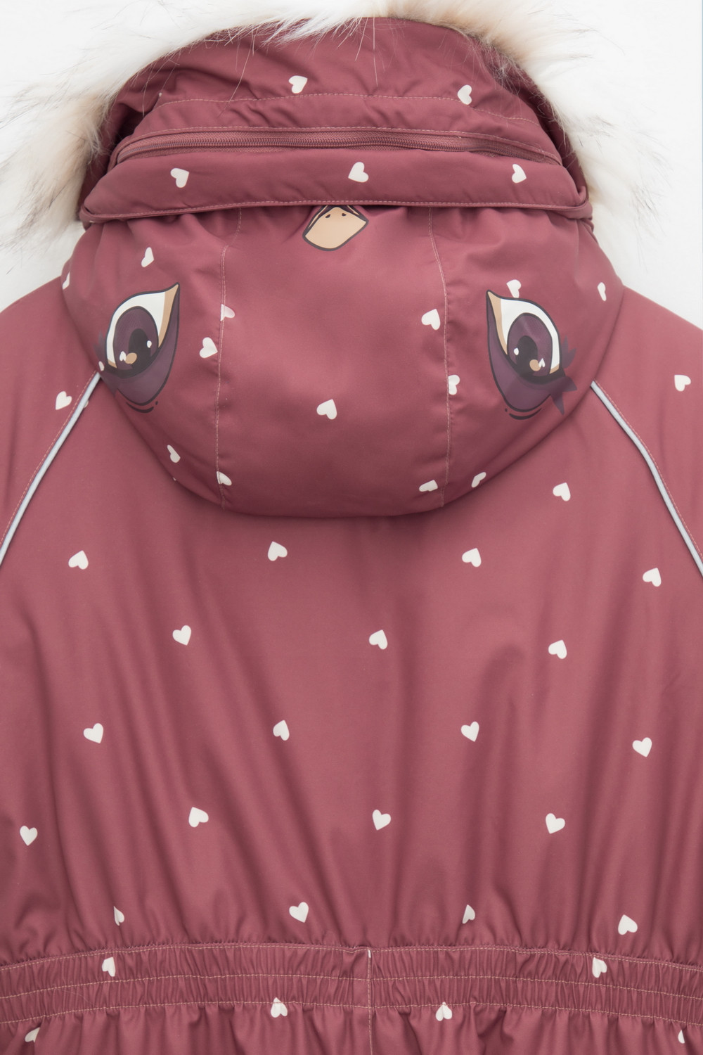 Комбинезоны утепленные для девочки, артикул: ВК 60096/н/1 ГР, цвет: бордовый, фото 9