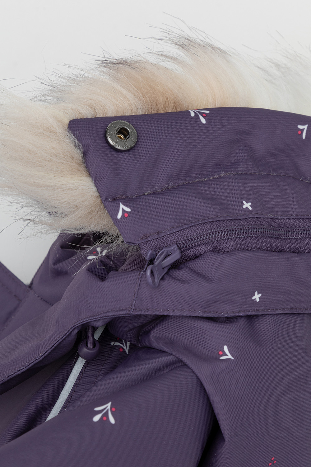 Комбинезоны утепленные для девочки, артикул: ВК 60116/н/4 Ал, цвет: фиолетовый, фото 9