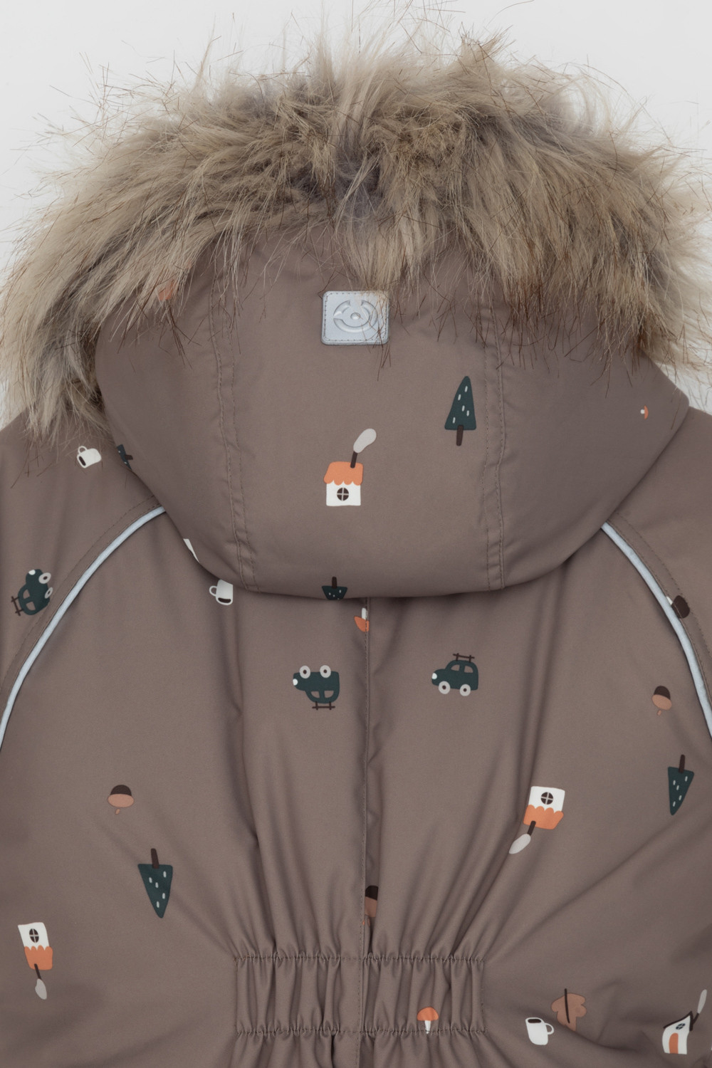 Комбинезоны утепленные для мальчика, артикул: ВК 60116/н/8 ГР, цвет: коричневый, фото 10