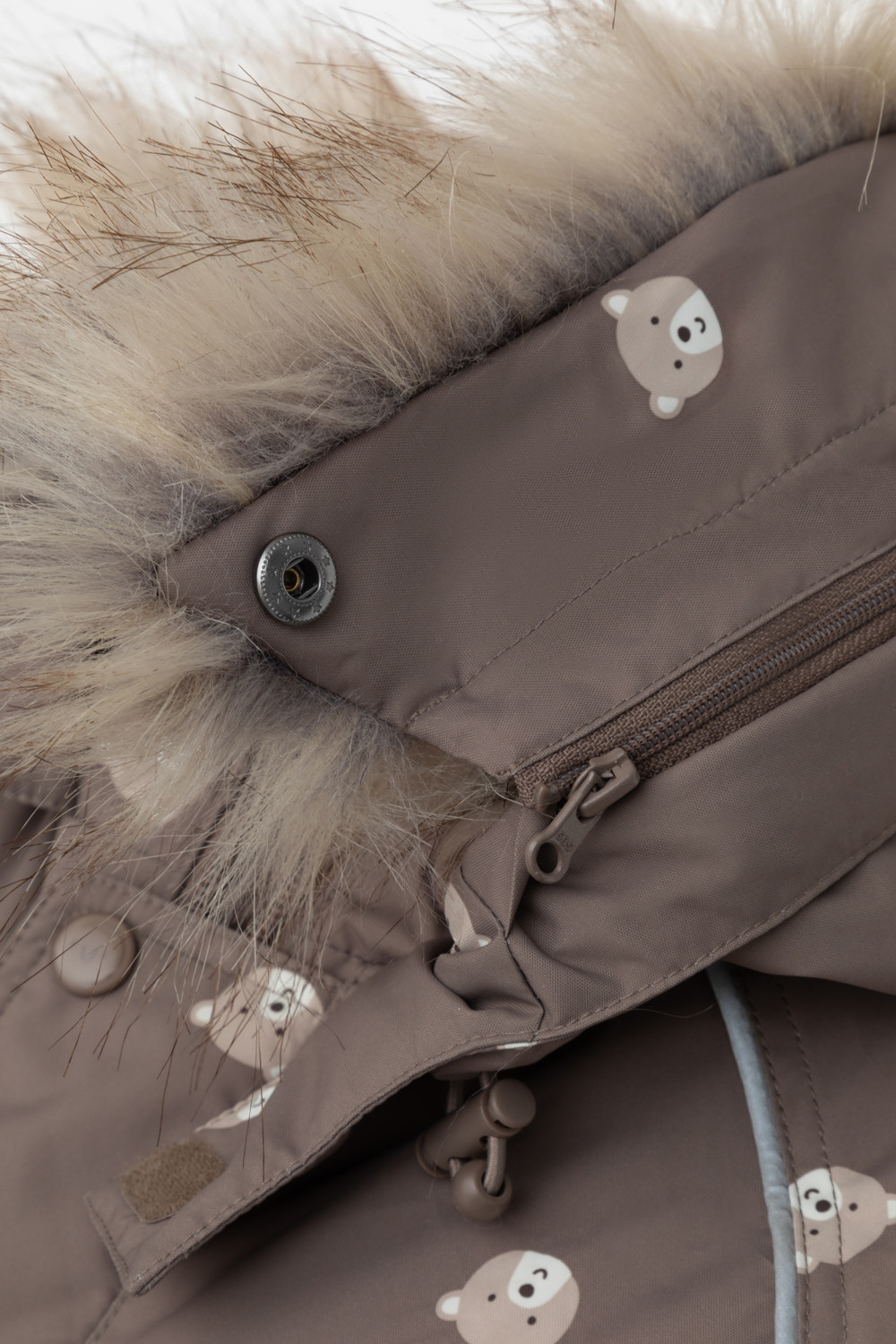 Комбинезоны утепленные для мальчика, артикул: ВК 60116/н/11 ГР, цвет: коричневый, фото 10