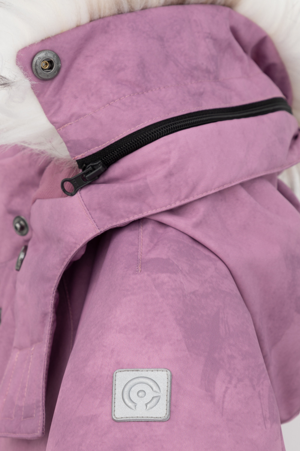 Комбинезоны утепленные для девочки, артикул: ВК 60120/н/5 ГР, цвет: ярко-розовый, фото 10