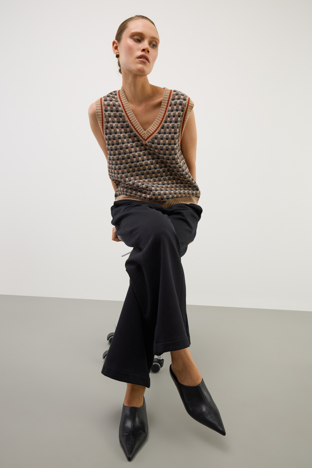 Жилеты женские для мам, артикул: ЕВ 30248/ш, цвет: бежевый, фото 10