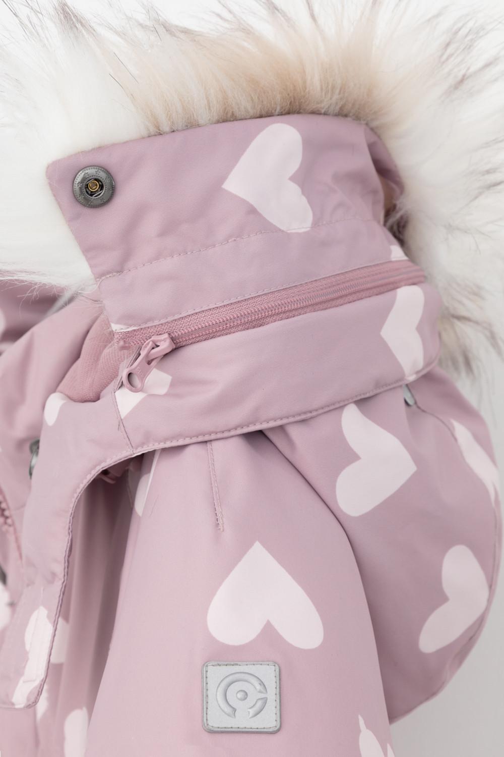 Комбинезоны утепленные для девочки, артикул: ВК 60120/н/1 ГР, цвет: фиолетовый, фото 10