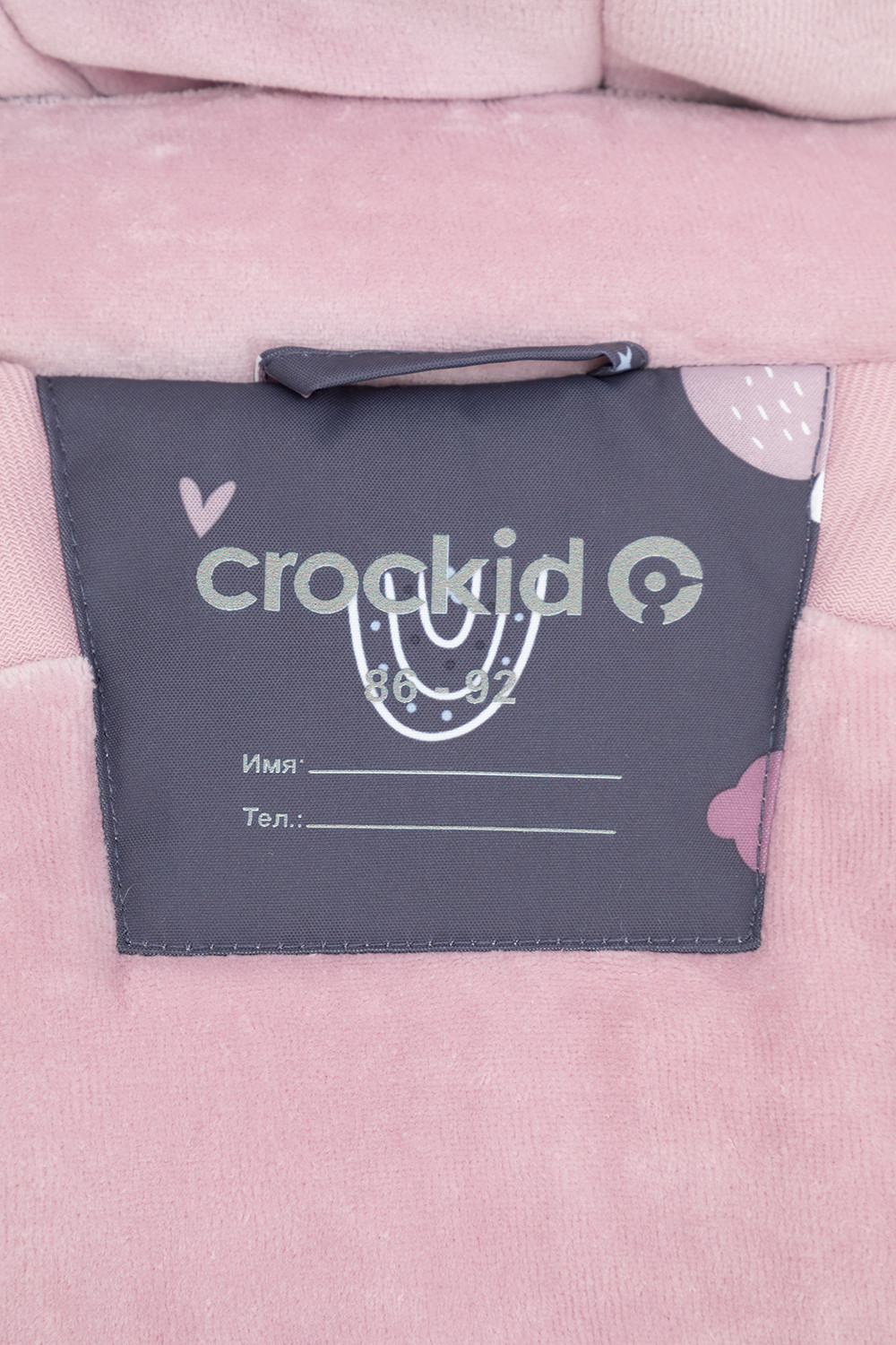 Комбинезоны утепленные для девочки, артикул: ВК 60113/н/4 УЗГ, цвет: темно-серый, фото 10