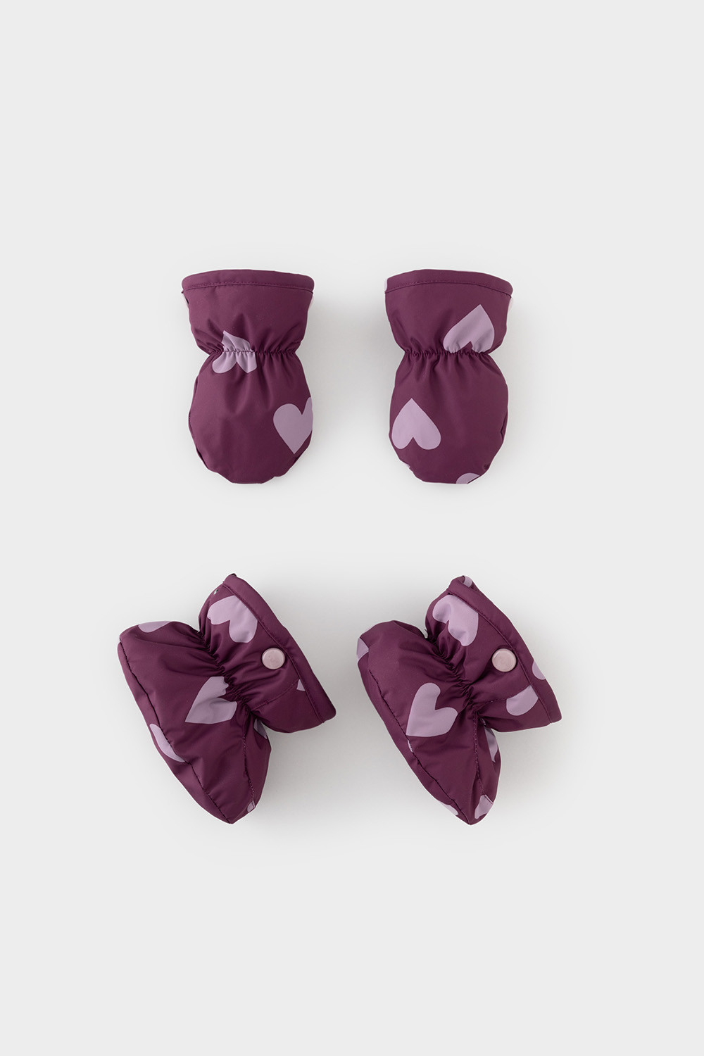 Комбинезоны утепленные для девочки, артикул: ВК 60113/н/1 УЗГ, цвет: бордовый, фото 10