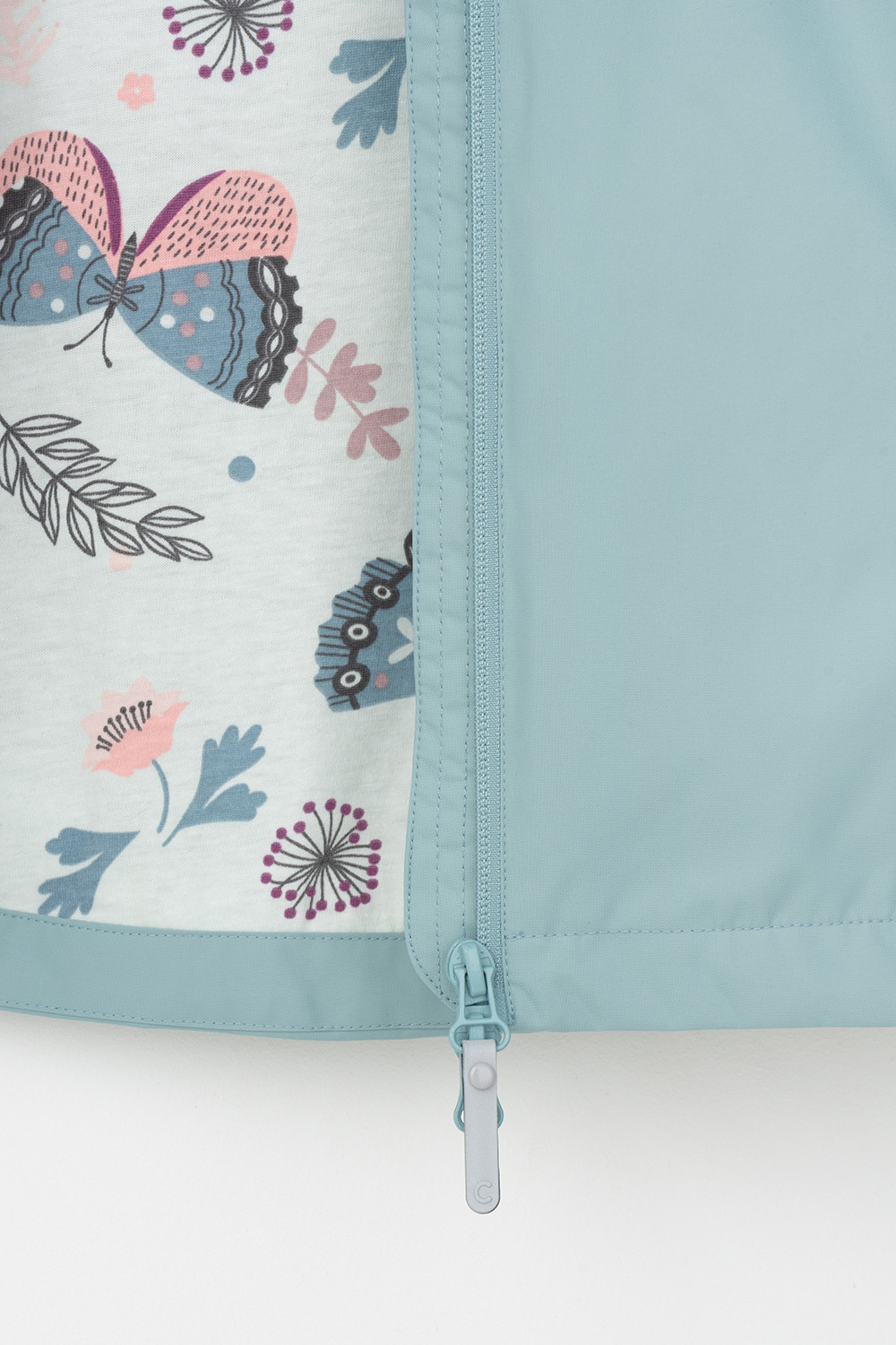 Пальто для девочки, артикул: ВК 32128/24/1 ГР, цвет: голубой, фото 10