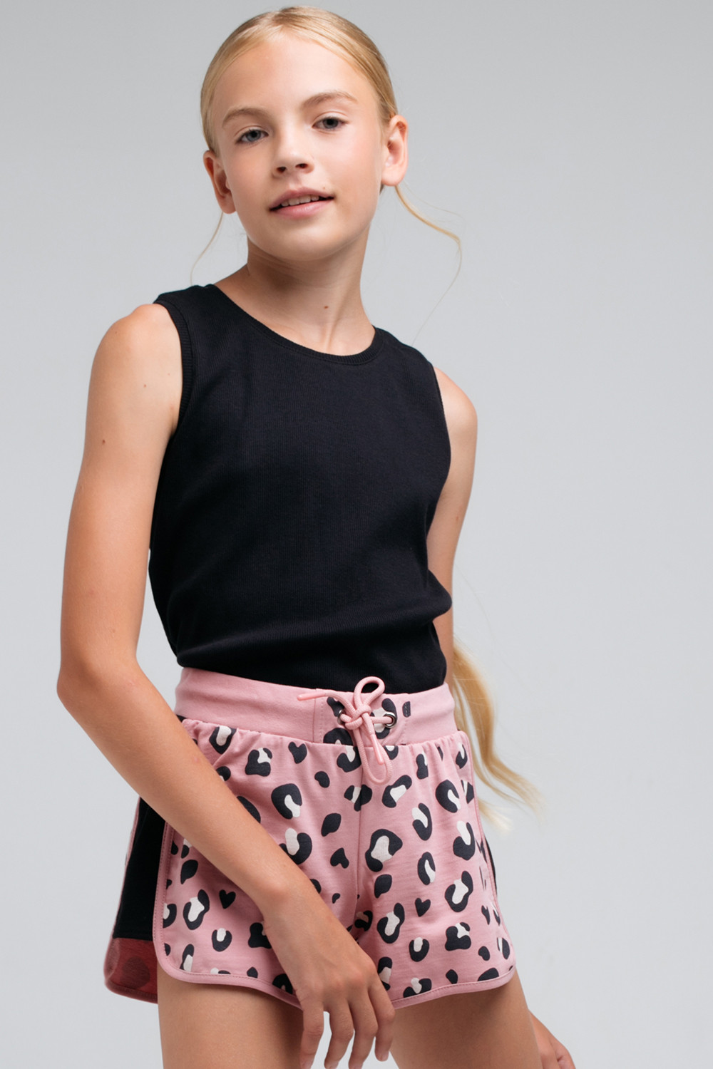 Шорты подростковые для девочки, артикул: КБ 400423, цвет: розовый