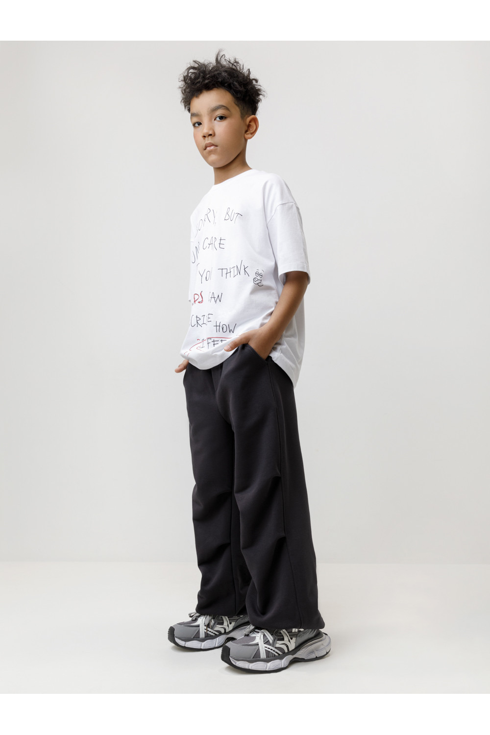 Брюки подростковые, артикул: КБ 400893, цвет: темно-серый