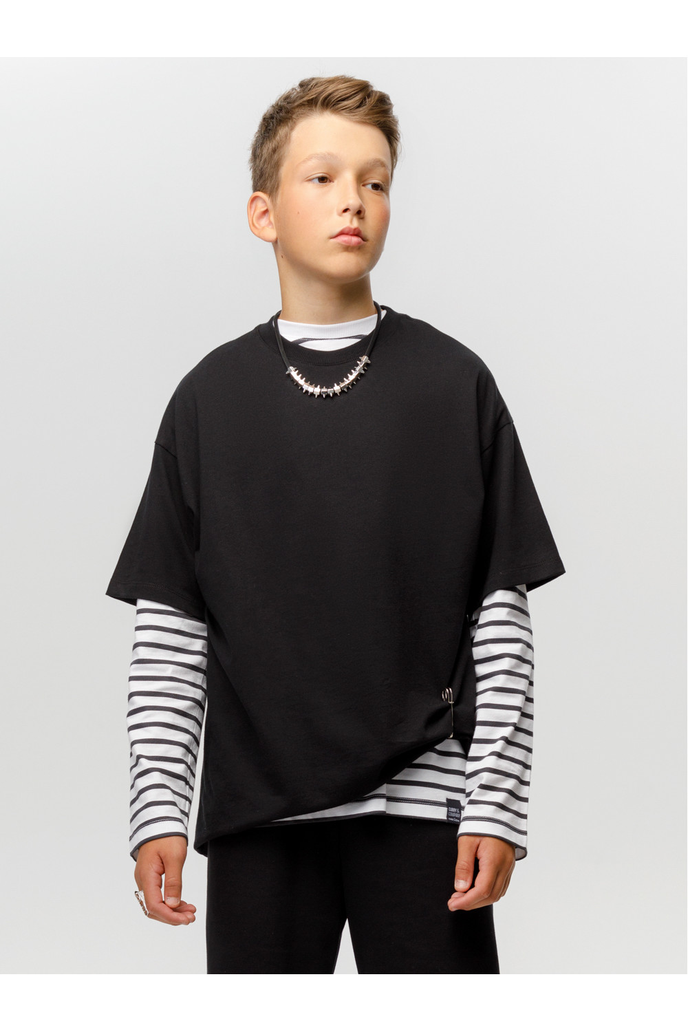 Футболки подростковые, артикул: КБ 302928, цвет: черный3