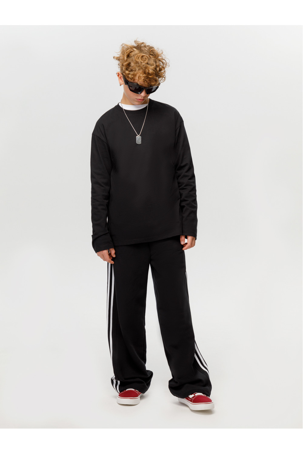 Лонгсливы подростковые, артикул: КБ 302925, цвет: черный3