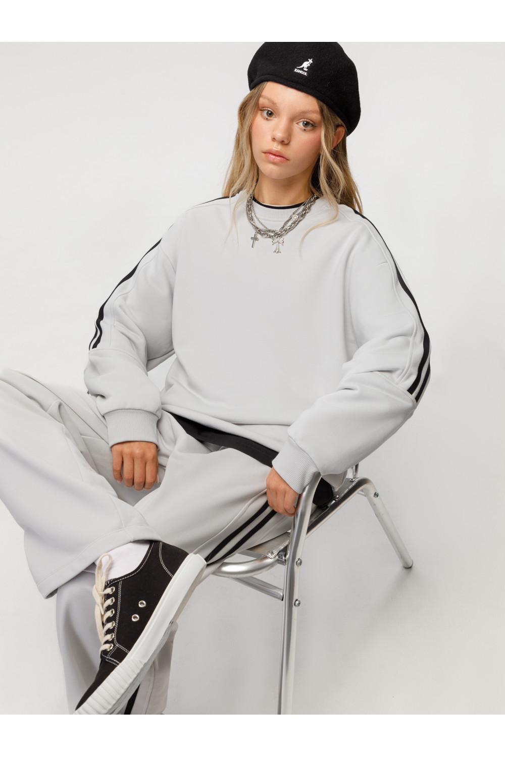 Свитшоты подростковые, артикул: КБ 302930, цвет: светло-серый5