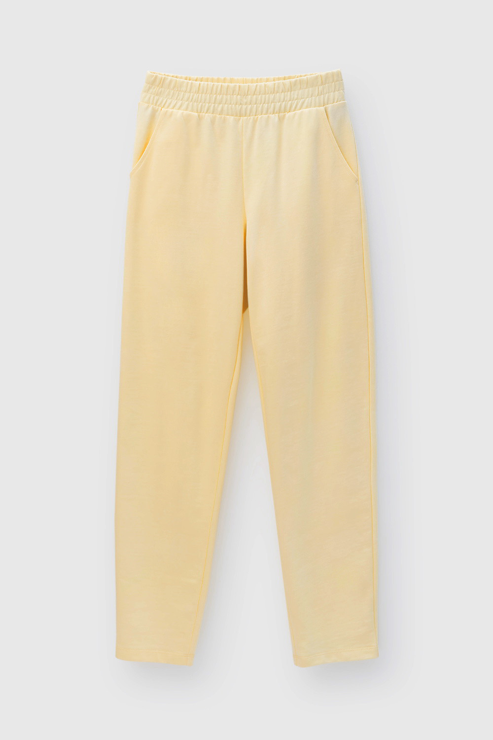 Брюки подростковые для девочки, артикул: КБ 400554, цвет: желтый