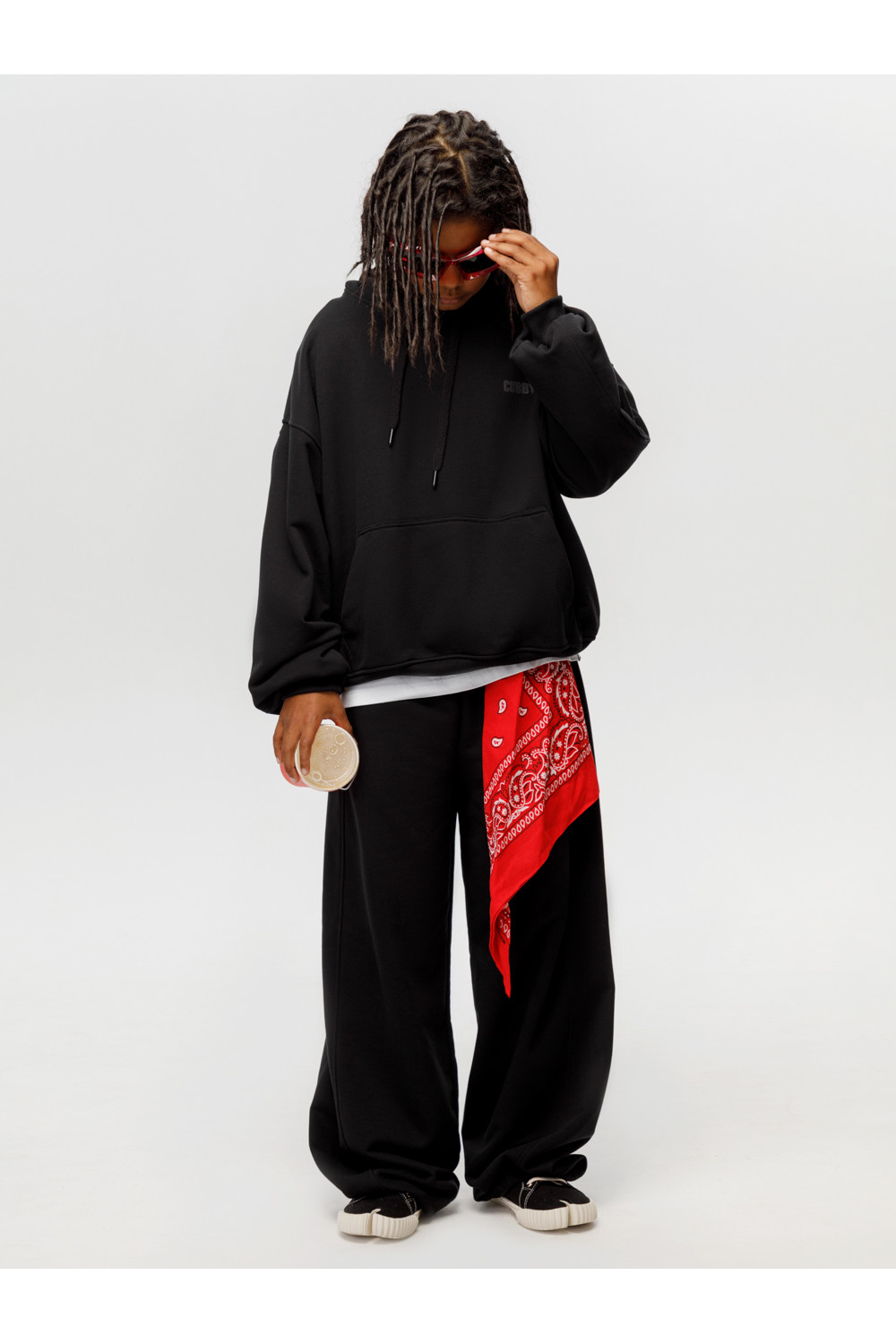 Худи подростковые, артикул: КБ 302927, цвет: черный3