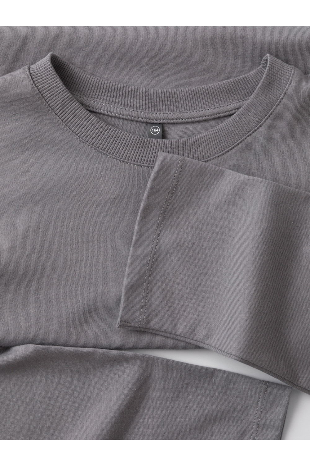 Лонгсливы подростковые, артикул: КБ 302925, цвет: серый, фото 11