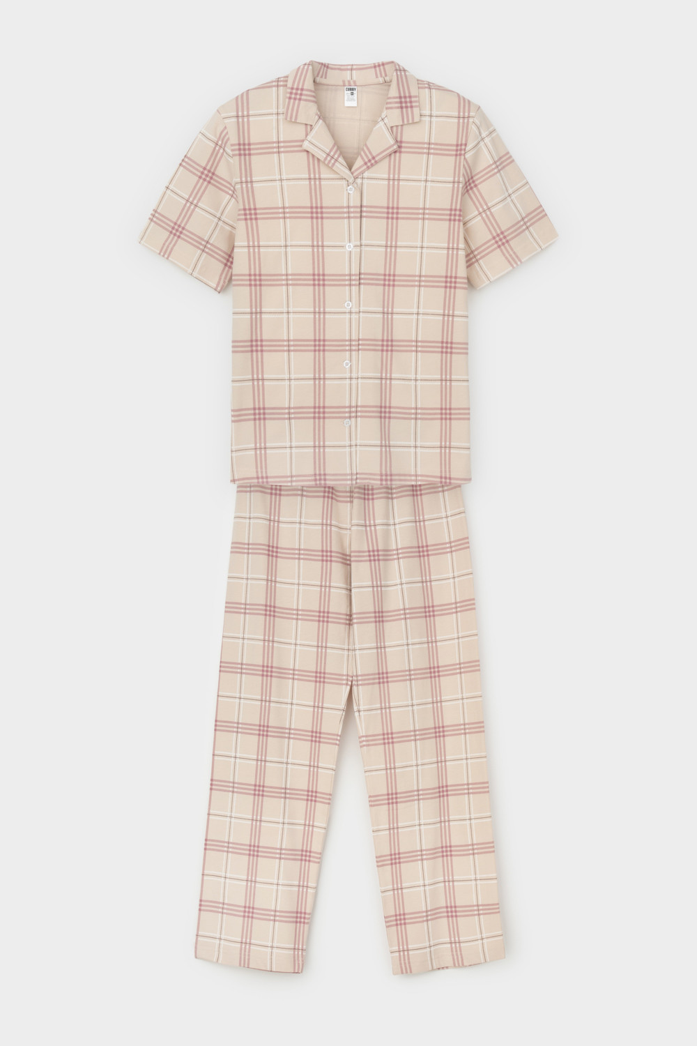 Пижамы для девочки, артикул: КБ 2829, цвет: бежевый, фото 2