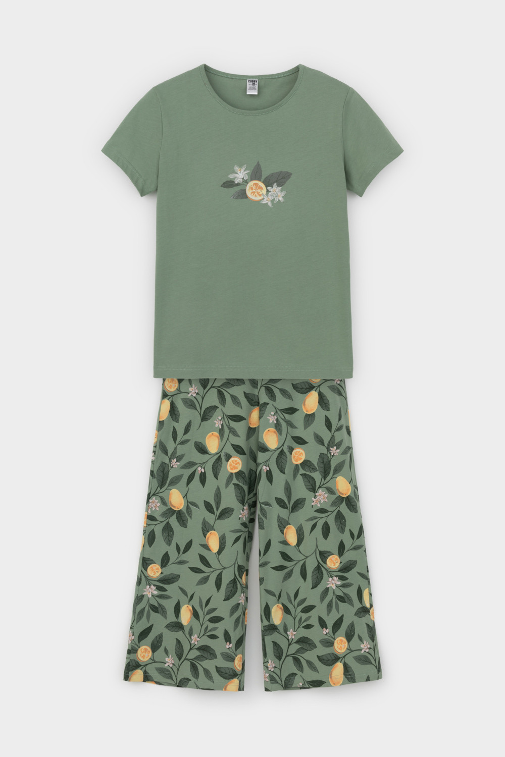 Пижамы для девочки, артикул: КБ 2827, цвет: зеленый, фото 2