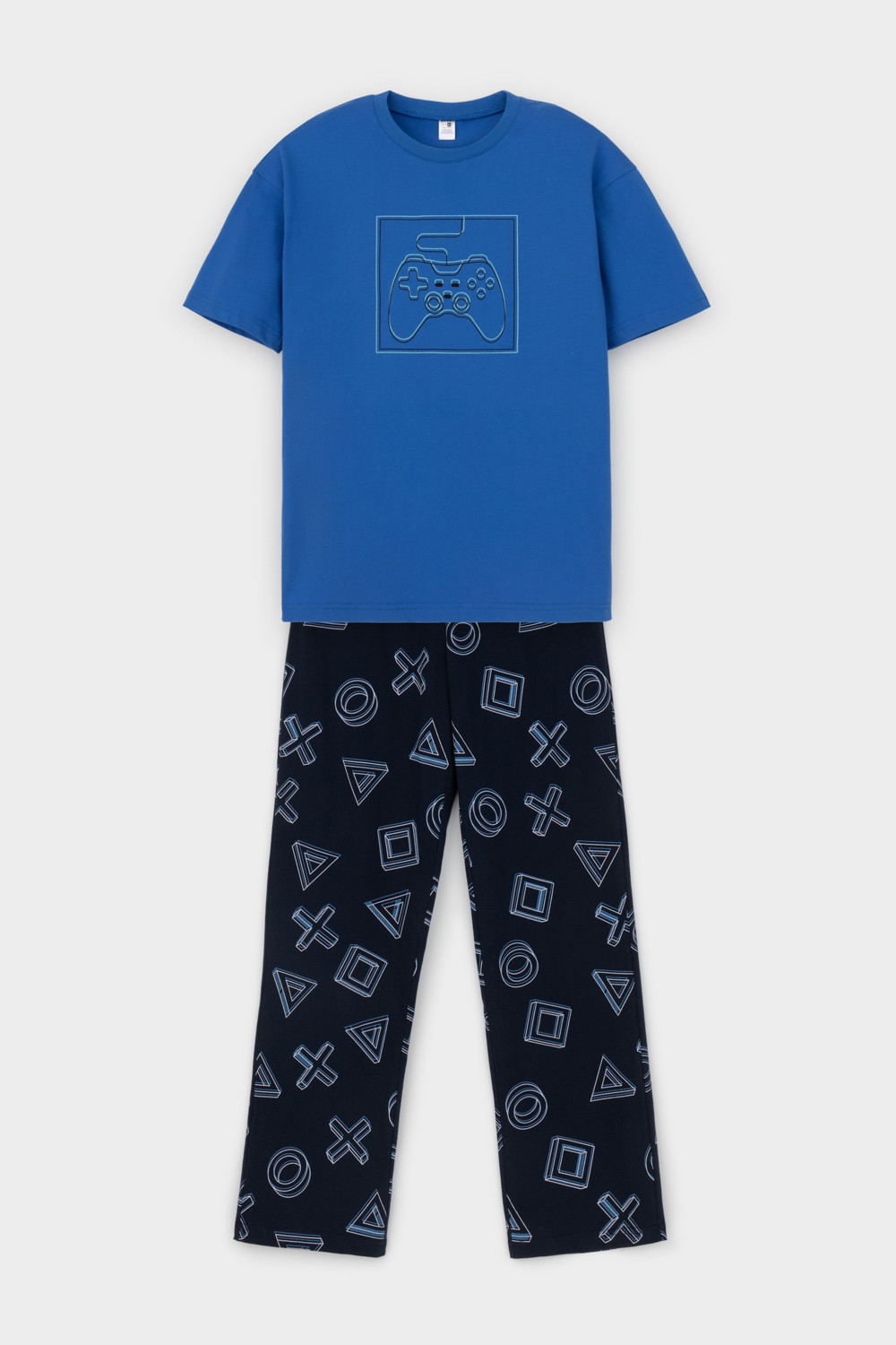 Пижамы для мальчика, артикул: КБ 2831, цвет: ярко-голубой, фото 2