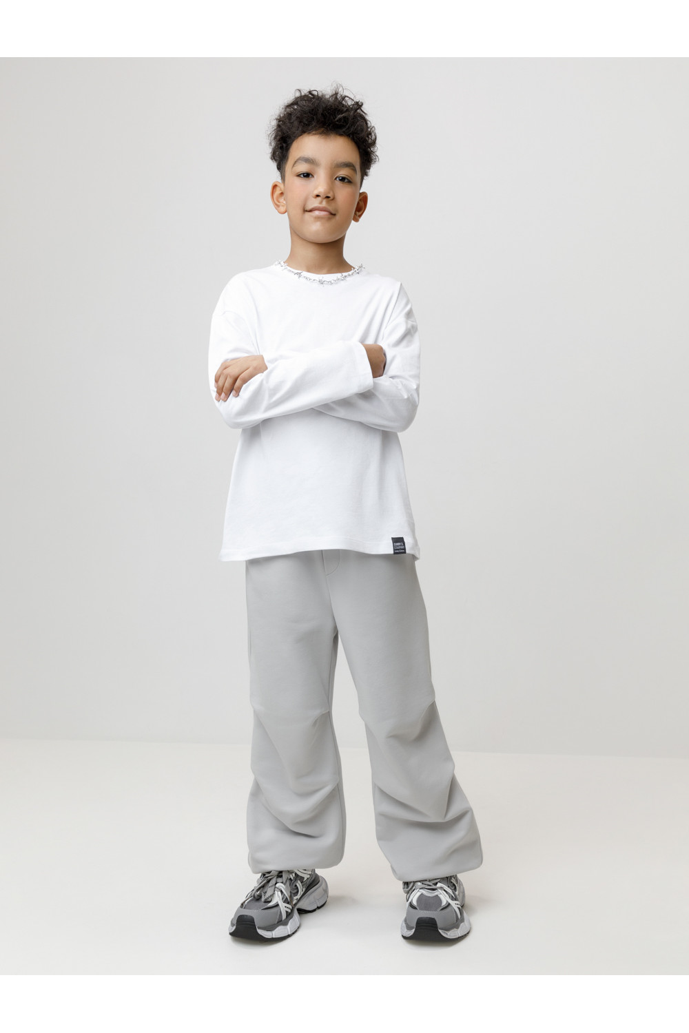 Брюки подростковые, артикул: КБ 400893, цвет: светло-серый5, фото 3