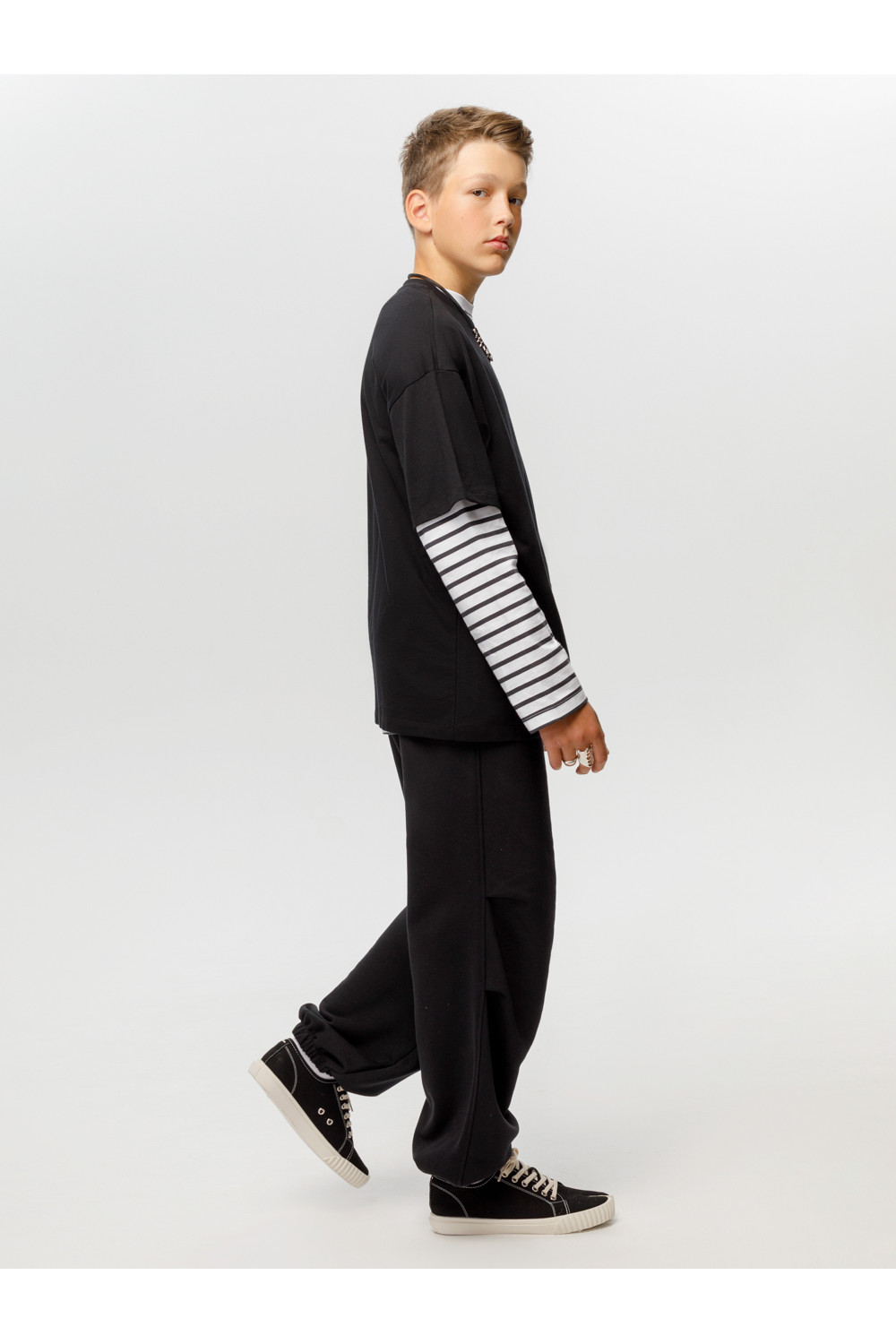 Футболки подростковые, артикул: КБ 302928, цвет: черный3, фото 3