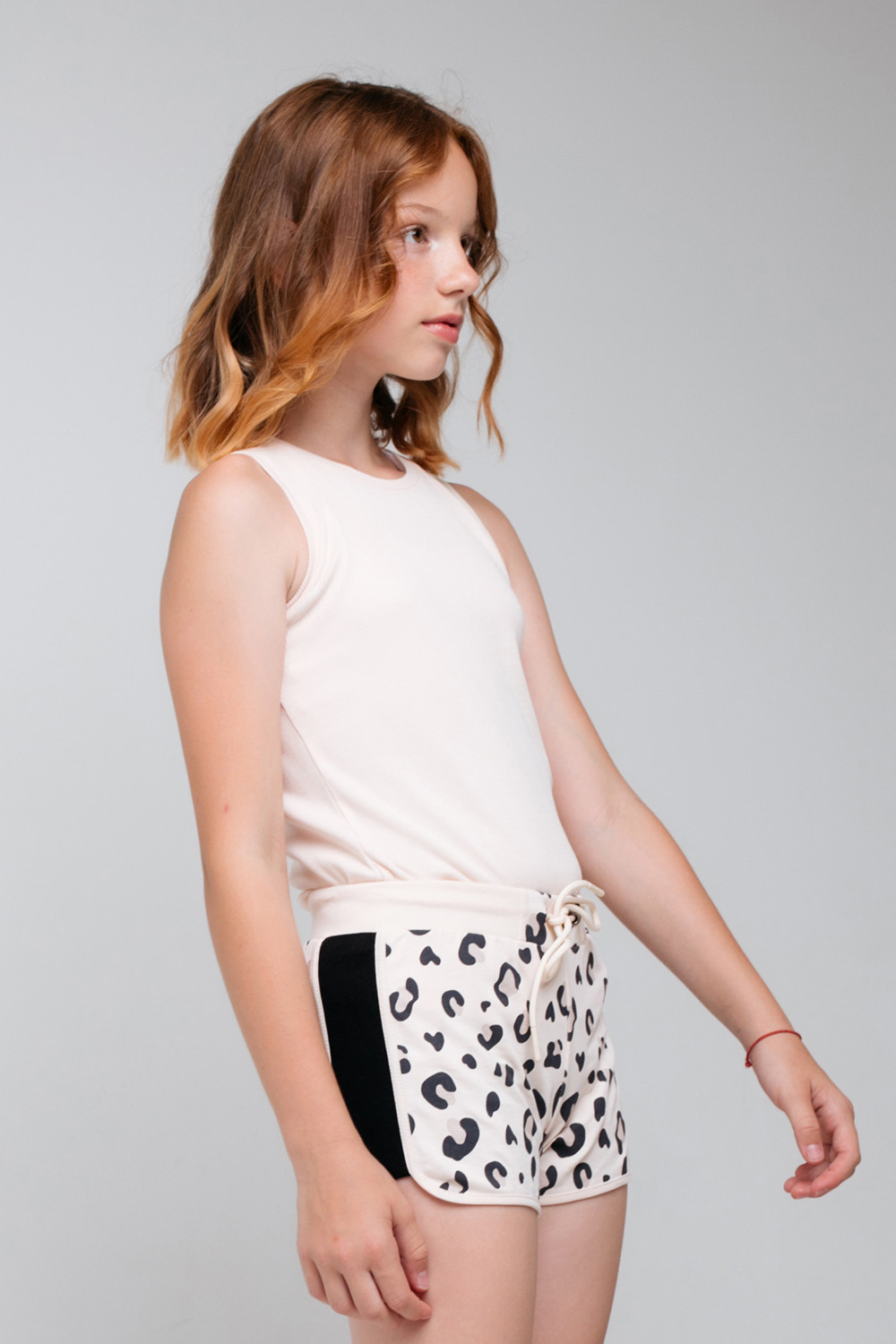 Шорты подростковые для девочки, артикул: КБ 400423, цвет: светло-розовый, фото 3