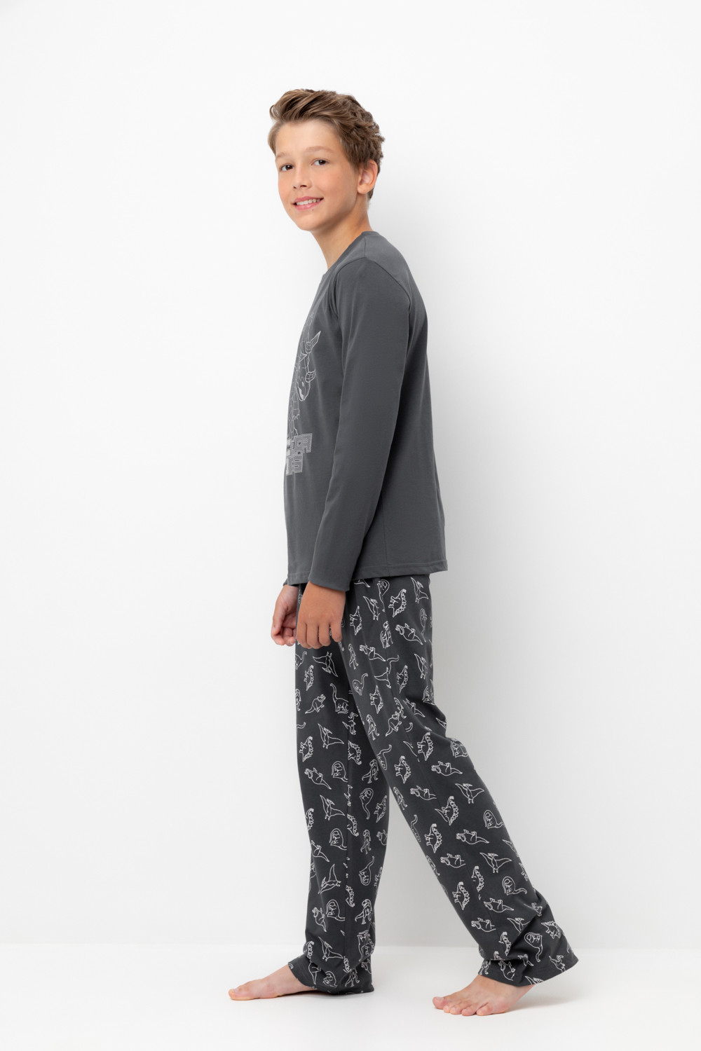 Пижамы для мальчика, артикул: КБ 2832, цвет: темно-серый, фото 3