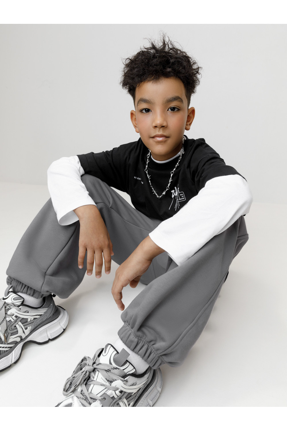 Брюки подростковые, артикул: КБ 400893, цвет: серый, фото 4