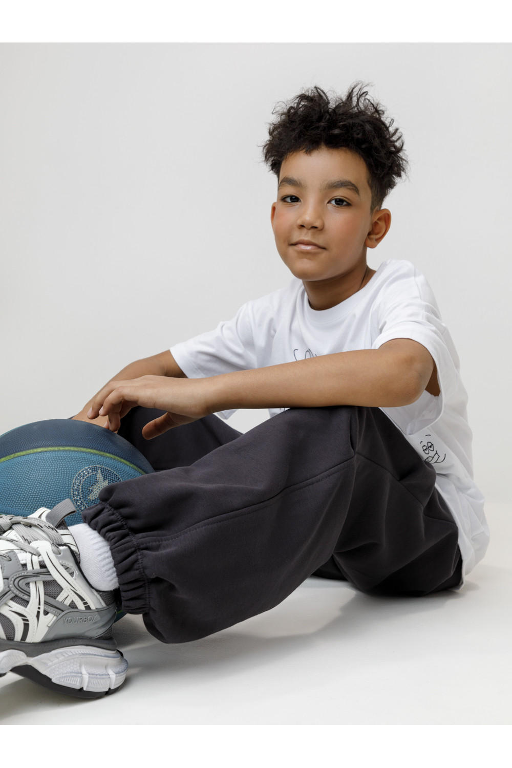 Брюки подростковые, артикул: КБ 400893, цвет: темно-серый, фото 4