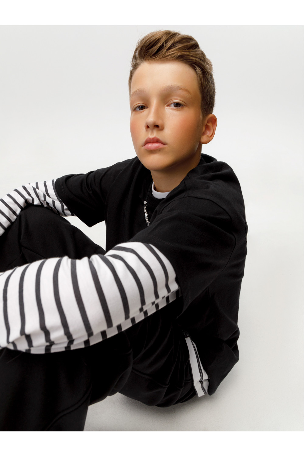 Футболки подростковые, артикул: КБ 302928, цвет: черный3, фото 4