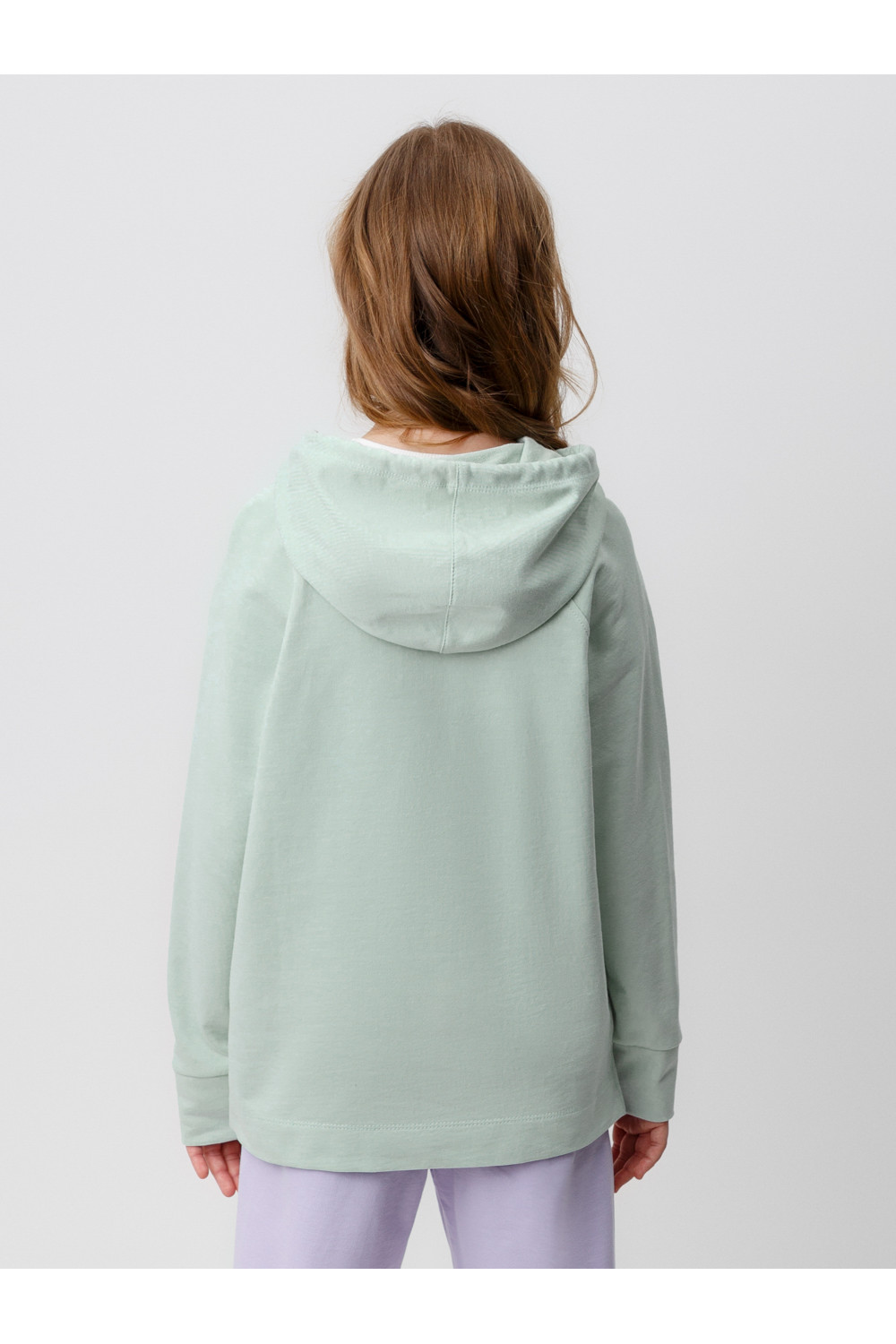 Толстовки подростковые для девочки, артикул: КБ 302091, цвет: голубой, фото 4