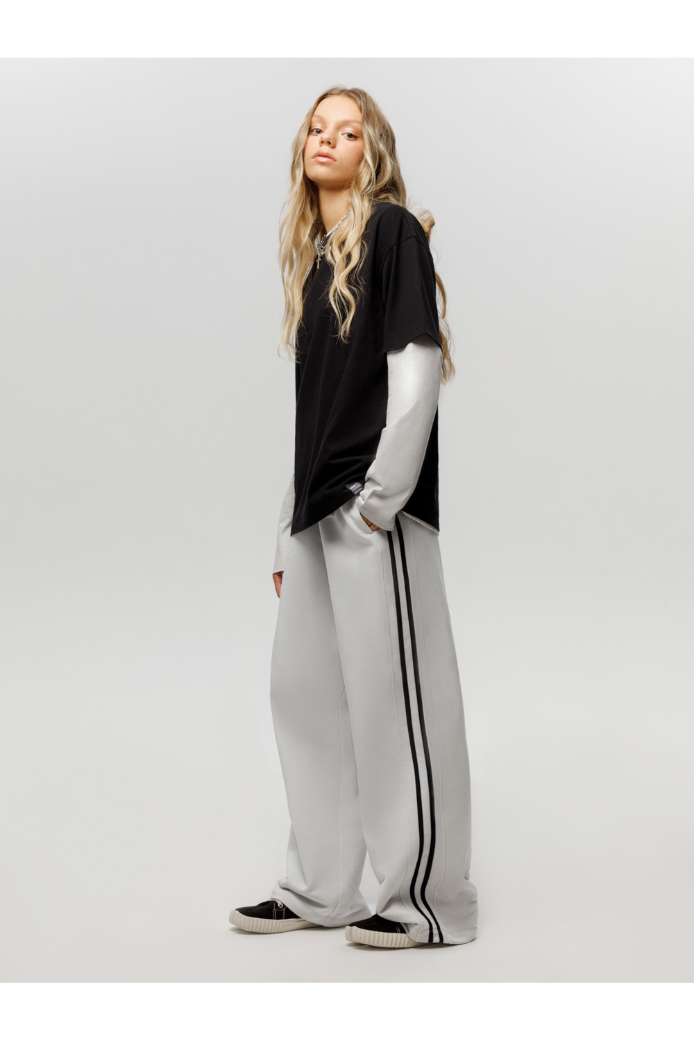 Брюки подростковые, артикул: КБ 400895, цвет: светло-серый5, фото 4