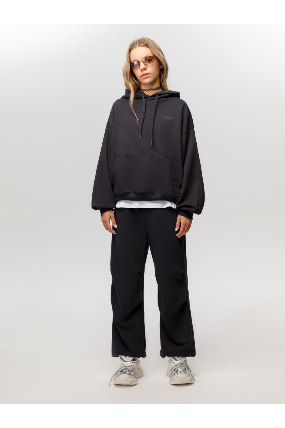 Худи подростковые, артикул: КБ 302927, цвет: темно-серый, фото 4