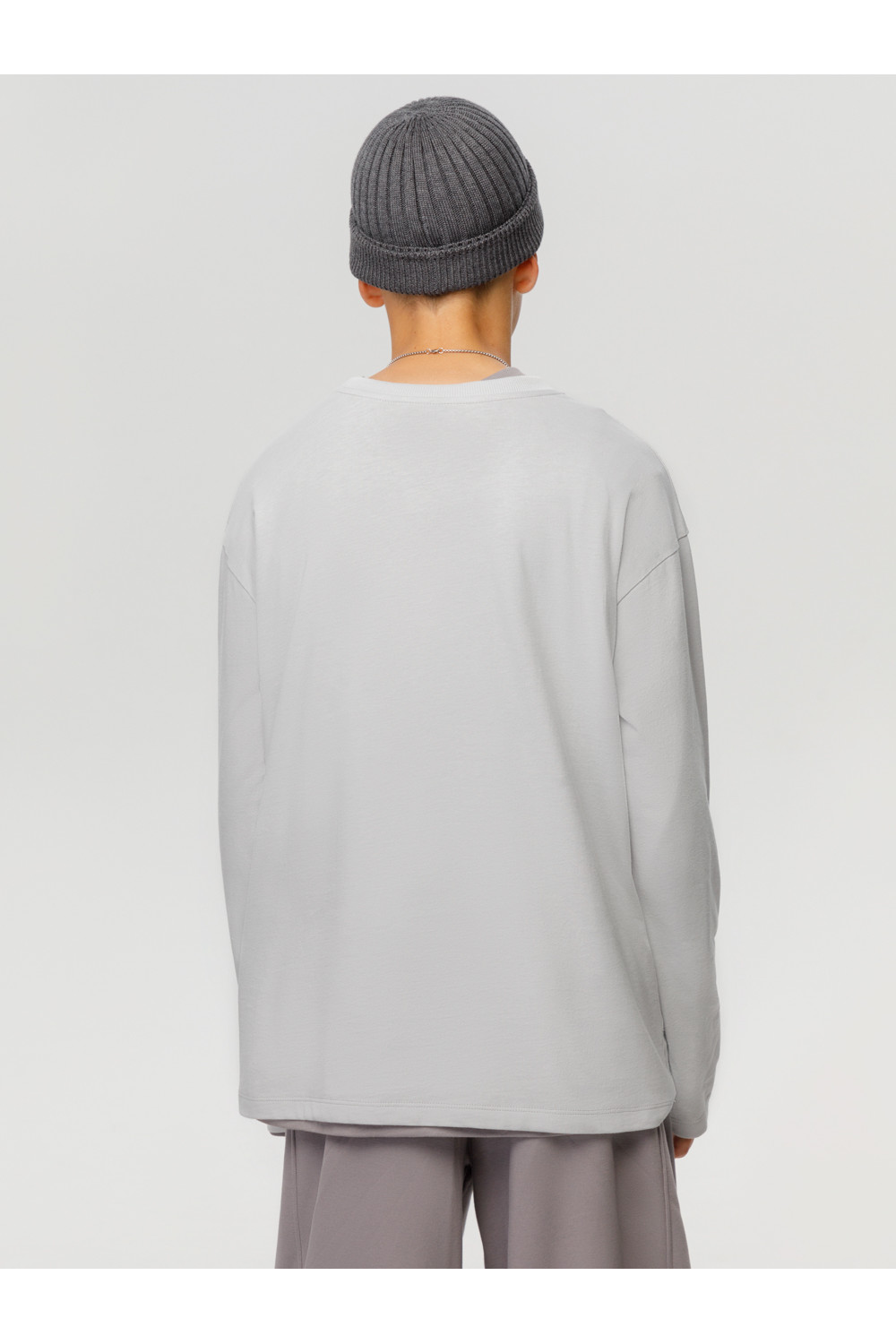 Лонгсливы подростковые, артикул: КБ 302925, цвет: светло-серый5, фото 5