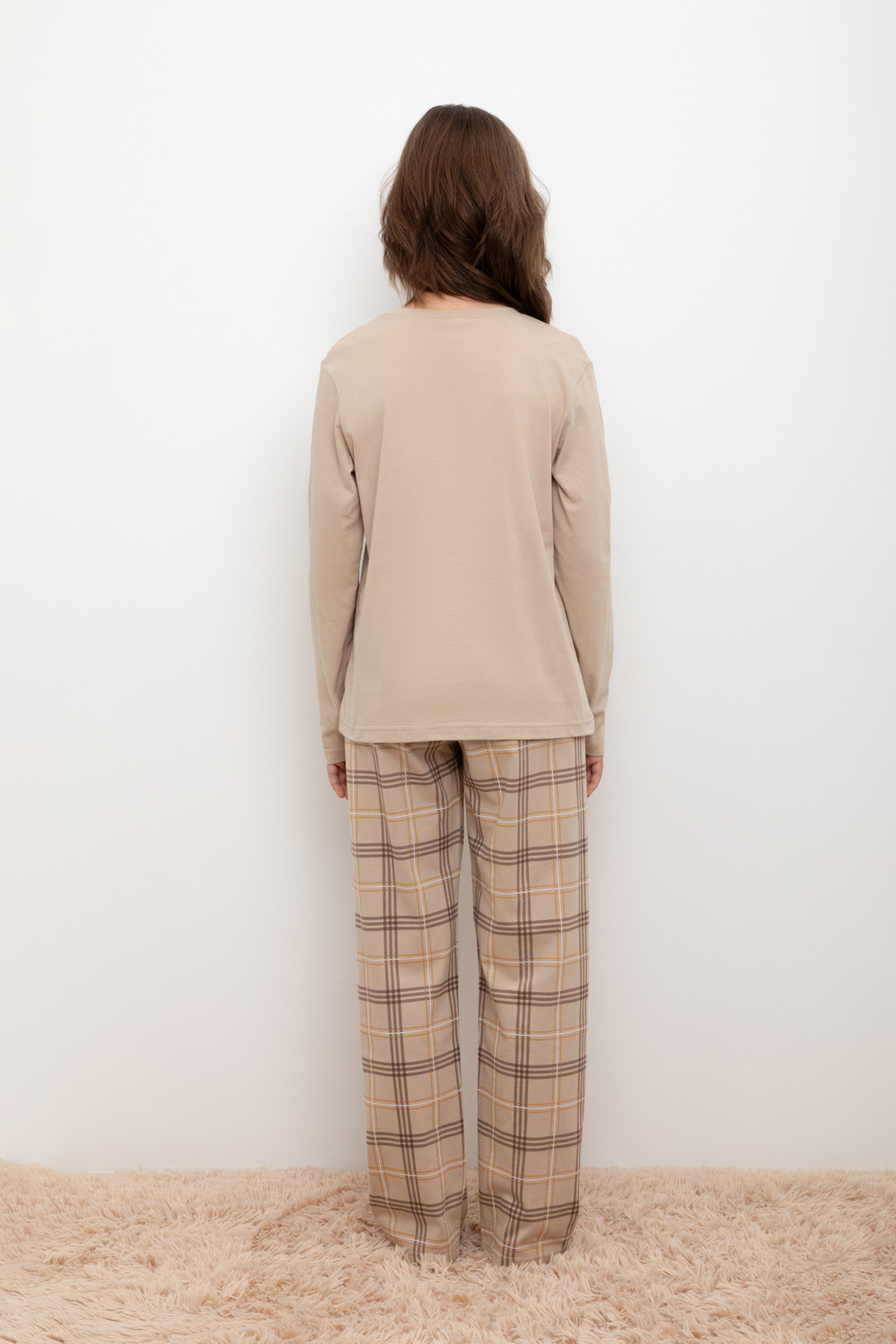 Пижамы для девочки, артикул: КБ 2830, цвет: бежевый, фото 5