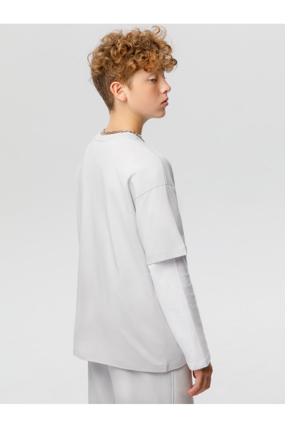 Футболки подростковые, артикул: КБ 302922, цвет: светло-серый5, фото 5