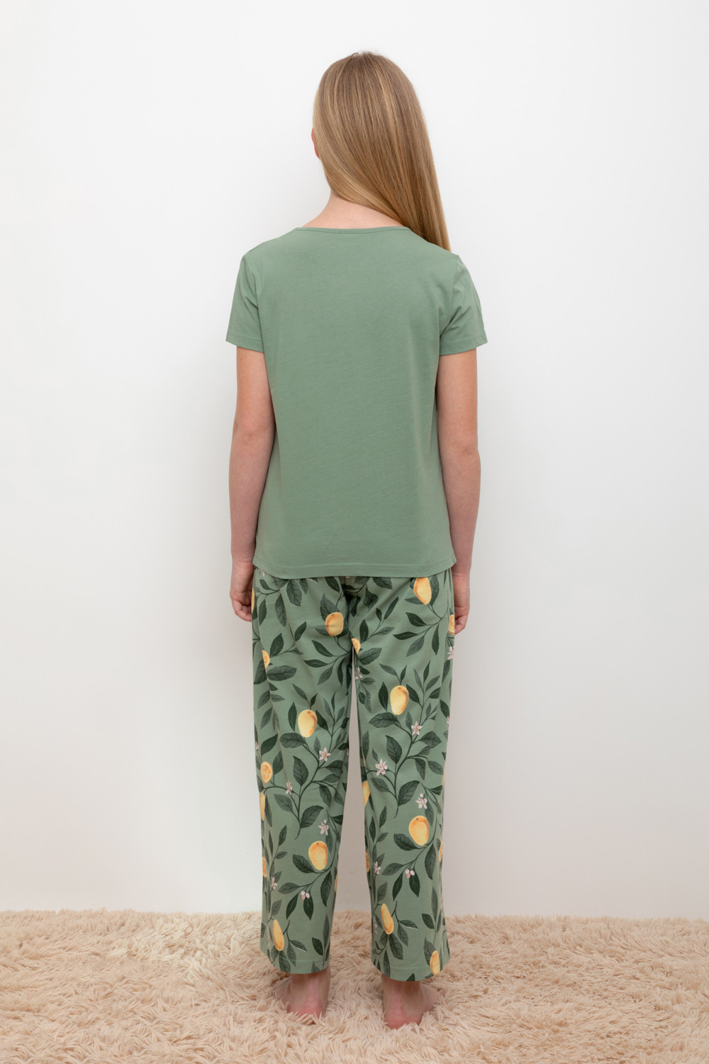 Пижамы для девочки, артикул: КБ 2827, цвет: зеленый, фото 5