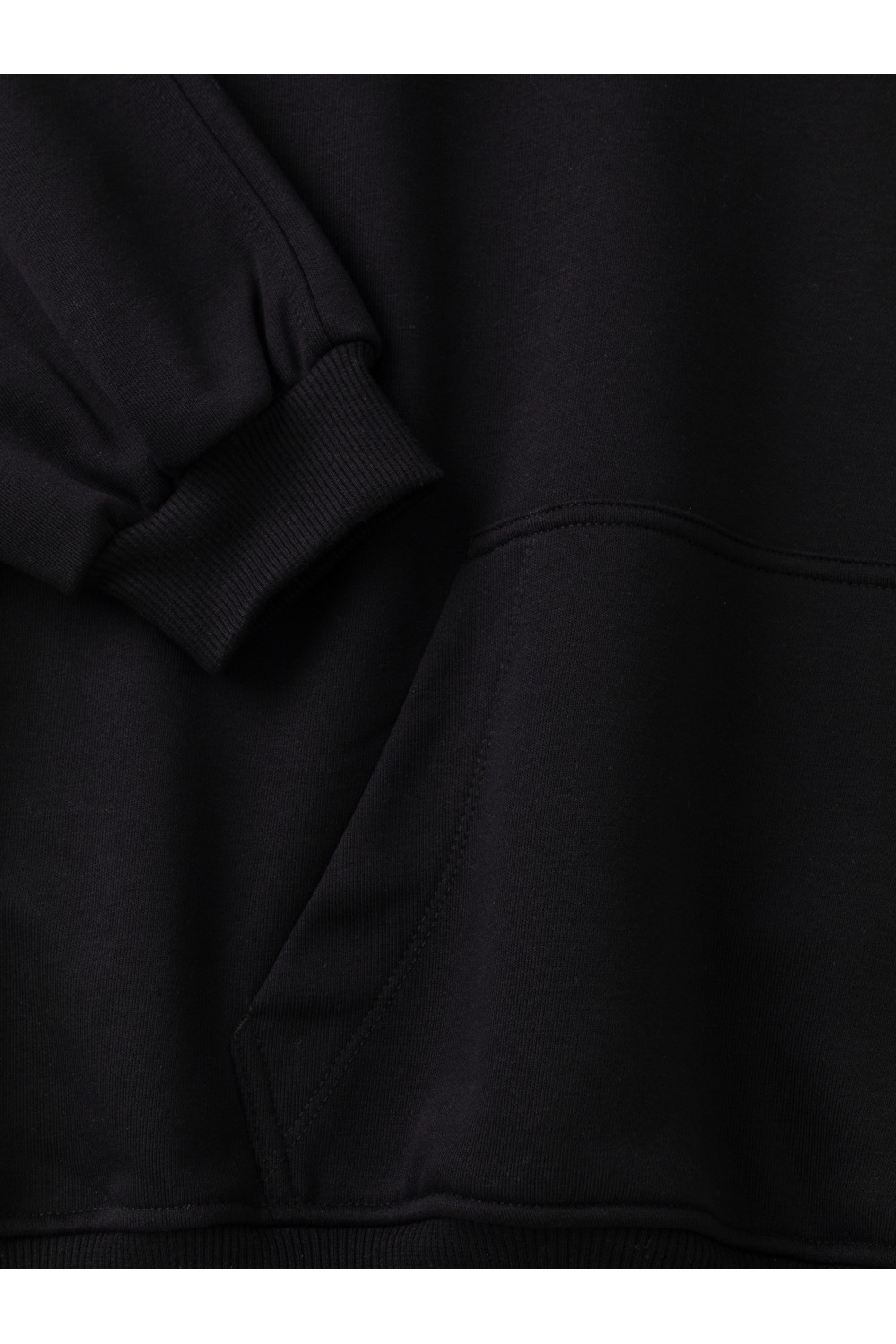 Худи подростковые, артикул: КБ 302927, цвет: черный3, фото 7