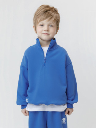 Свитшоты для мальчика, артикул: КР 303025, цвет: синий