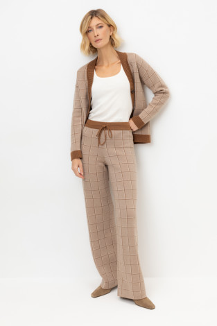 Брюки женские для мам, артикул: ЕВ 448/ш, цвет: бежевый
