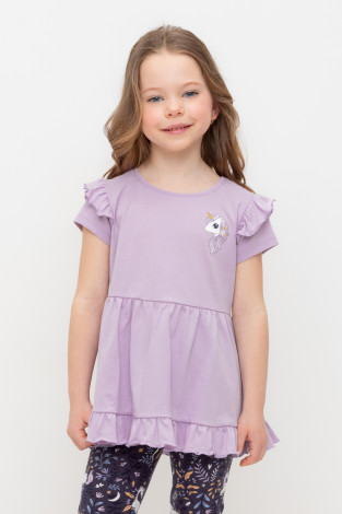 Платье для девочки, артикул: КР 5918, цвет: фиолетовый