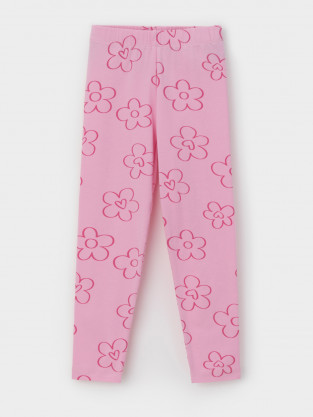 Лосины для девочки, артикул: КР 4074-1, цвет: розовый