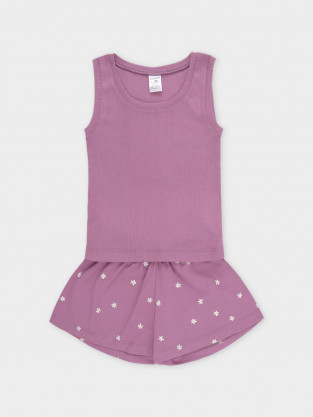 Пижама для девочки, артикул: К 1649-1, цвет: фиолетовый