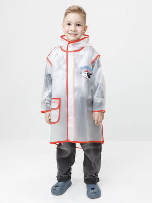 Пальто для девочки, артикул: ВК 32185/6 ФВ, цвет: белый