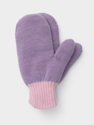 Рукавицы для девочки, артикул: КВ 10025/ш, цвет: розовый