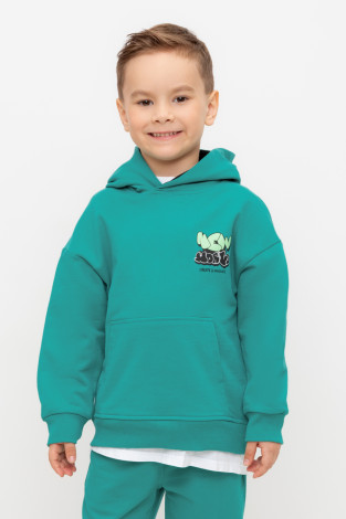 Толстовки для мальчика, артикул: КР 302653, цвет: зеленый
