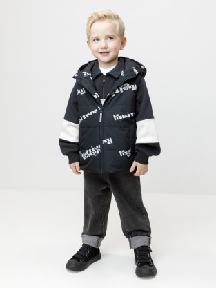 Жилеты для мальчика, артикул: ВК 35019/н/3 ГР (128-152), цвет: черный3