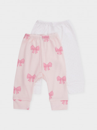 Брюки для новорожденных, артикул: К 4718-2уп, цвет: сахар