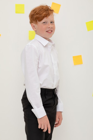 Рубашки для мальчика, артикул: ТК 39031, цвет: белый