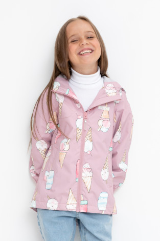 Куртка для девочки, артикул: ВК 32144/н/7 Ал, цвет: розовый